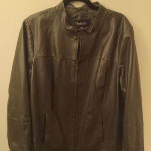 Chadwick's Women's Biker Jacket 100% Leather (Size 18)